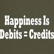 Happiness Debits = Credits